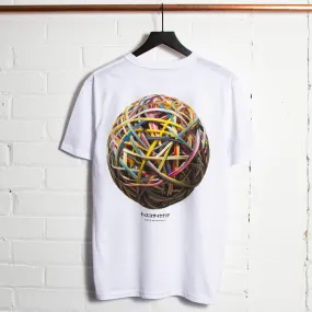 009 Disco Psychedelia Back Print - Tshirt - White