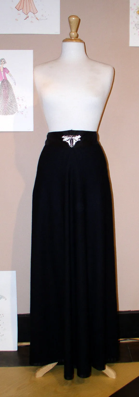 1945 Skirt with Godet Sk40-5804