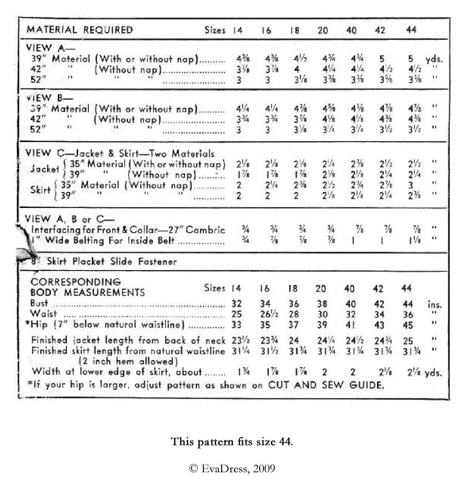 1948 Two-Piece Suit, SE40-7186