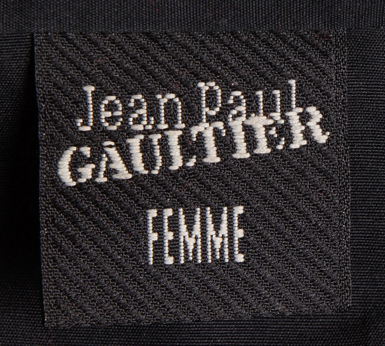 1990s Black Cotton Blouse S  Jean Paul Gaultier Femme