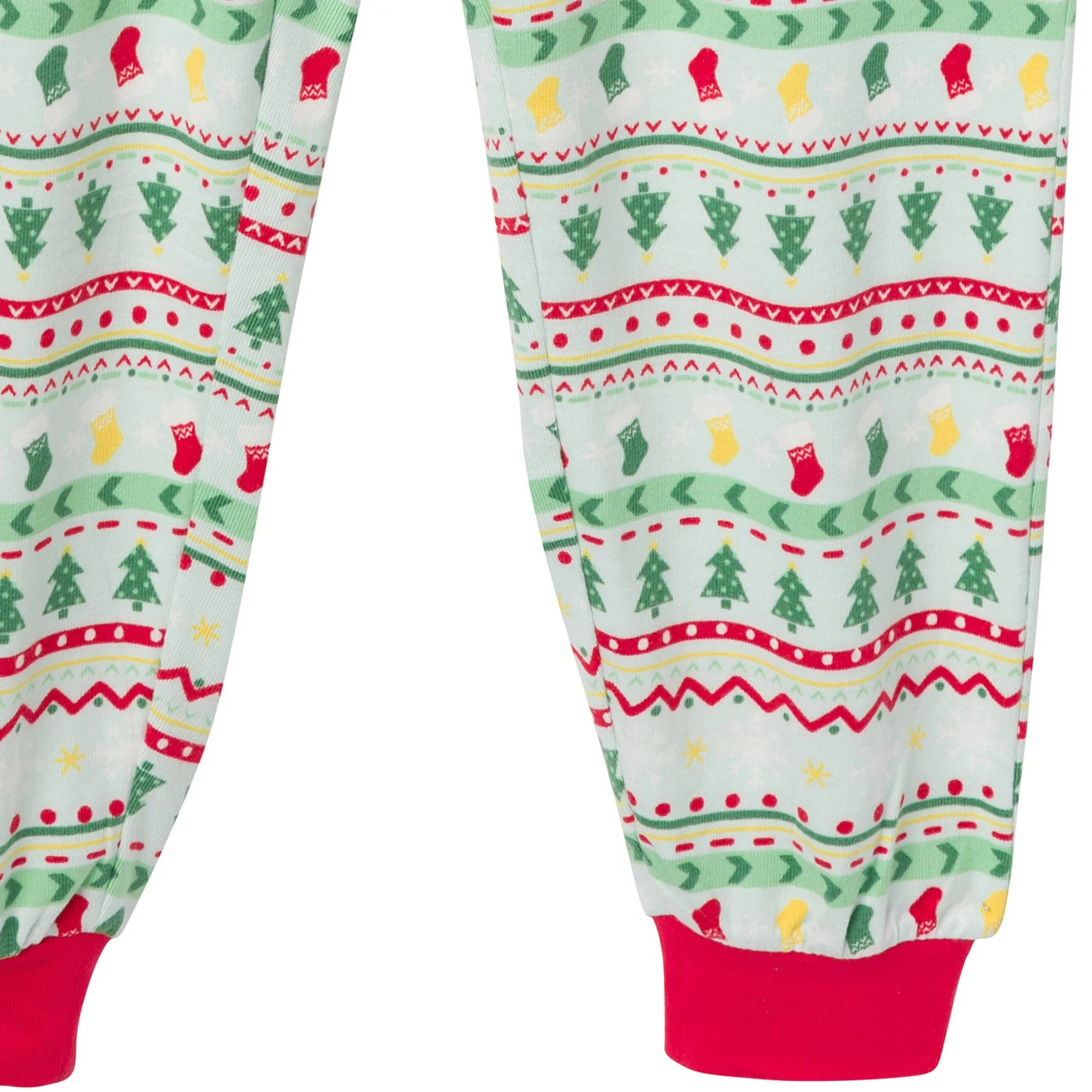 2-Piece Women's Oh What Fun Fair Isle Hacci Pajama Set