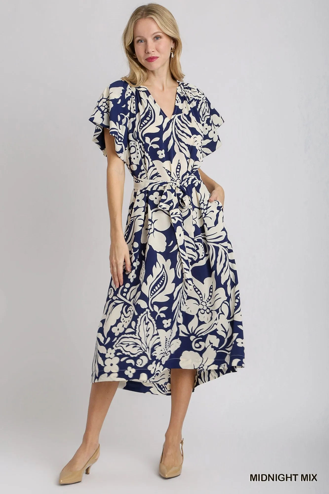 A-Line Midi Dress