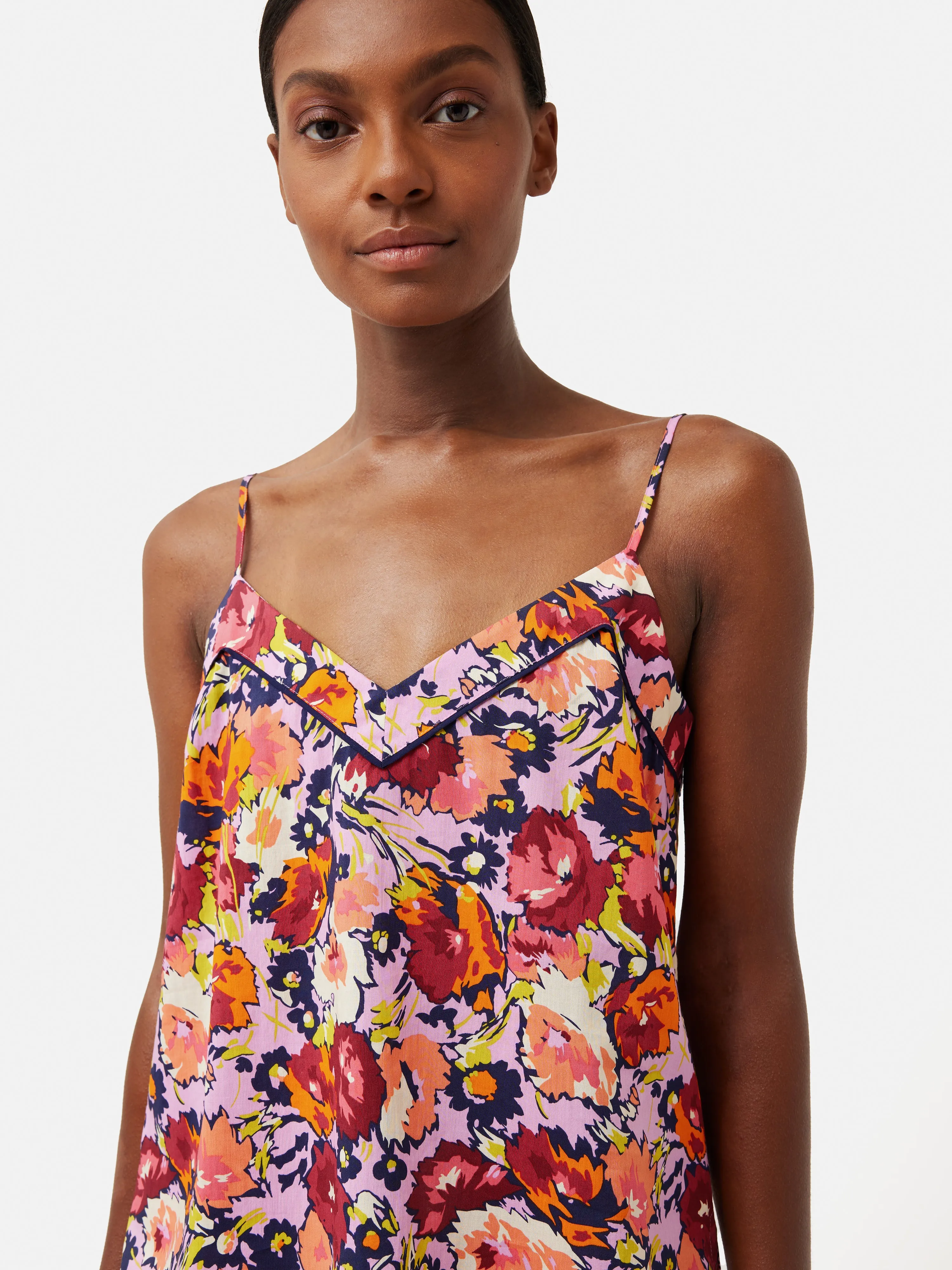 Abstract Meadow Cami & Shorts | Pink