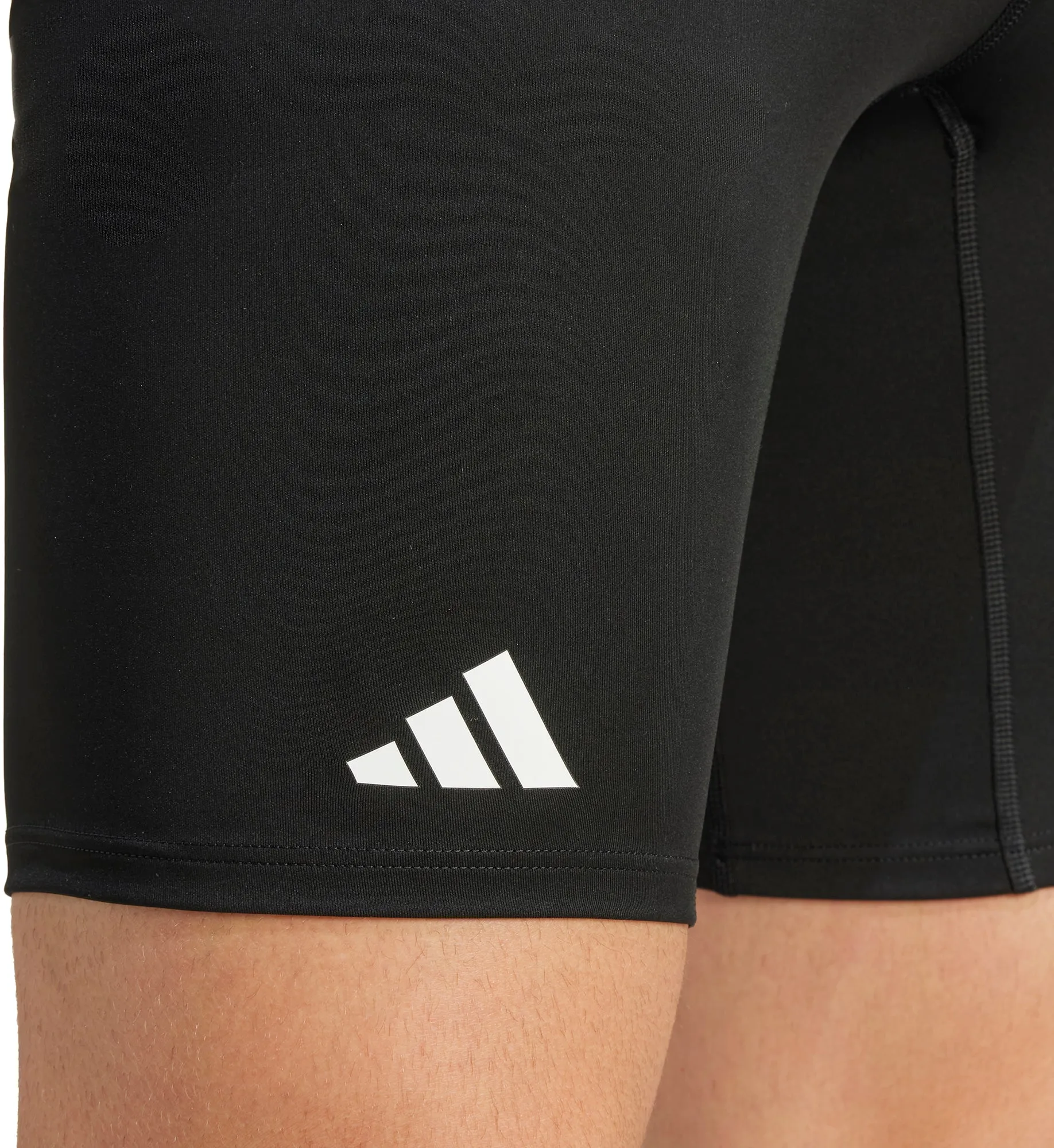 adidas Adizero Essentials Mens Short Running Tights - Black