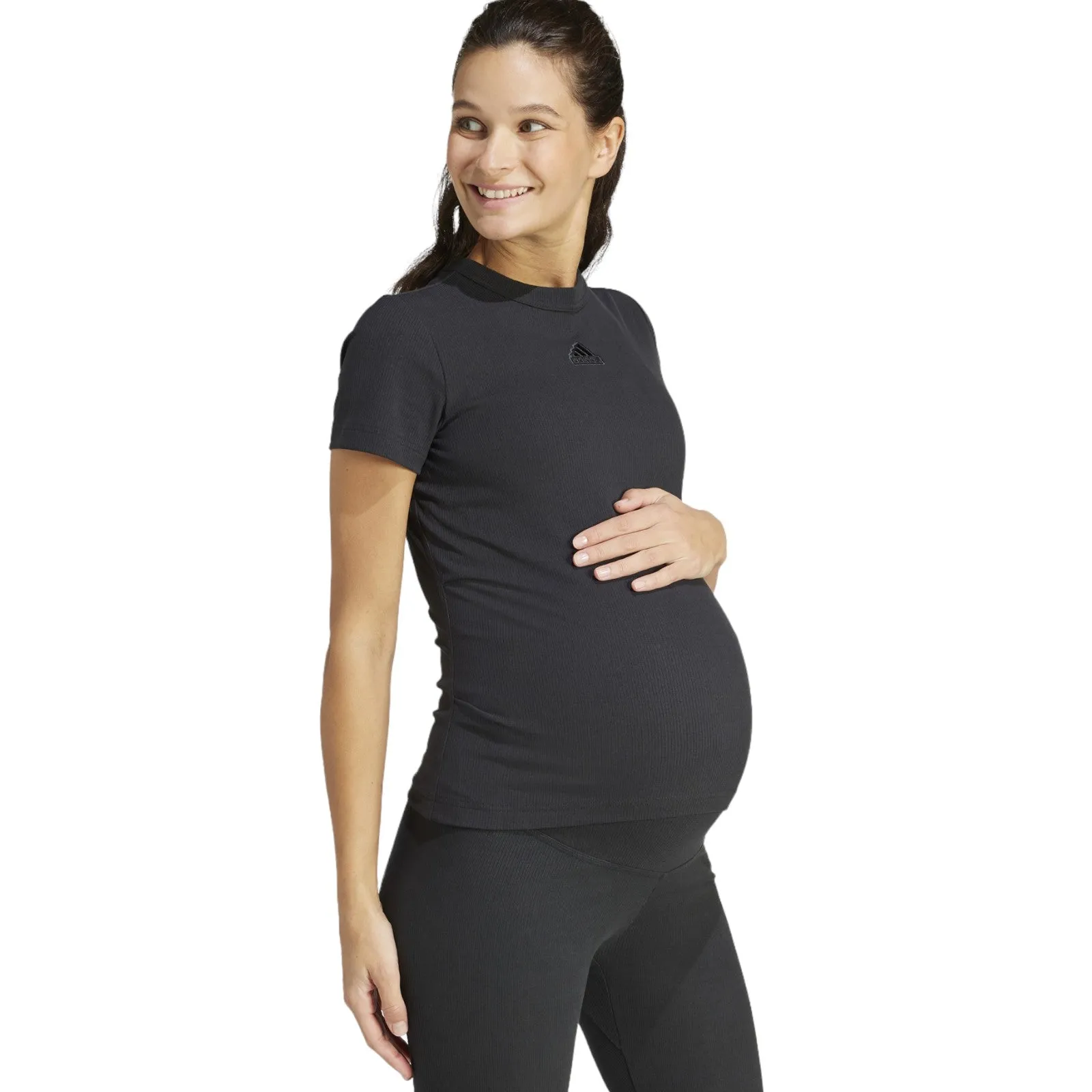 adidas Womens Maternity Tee Black