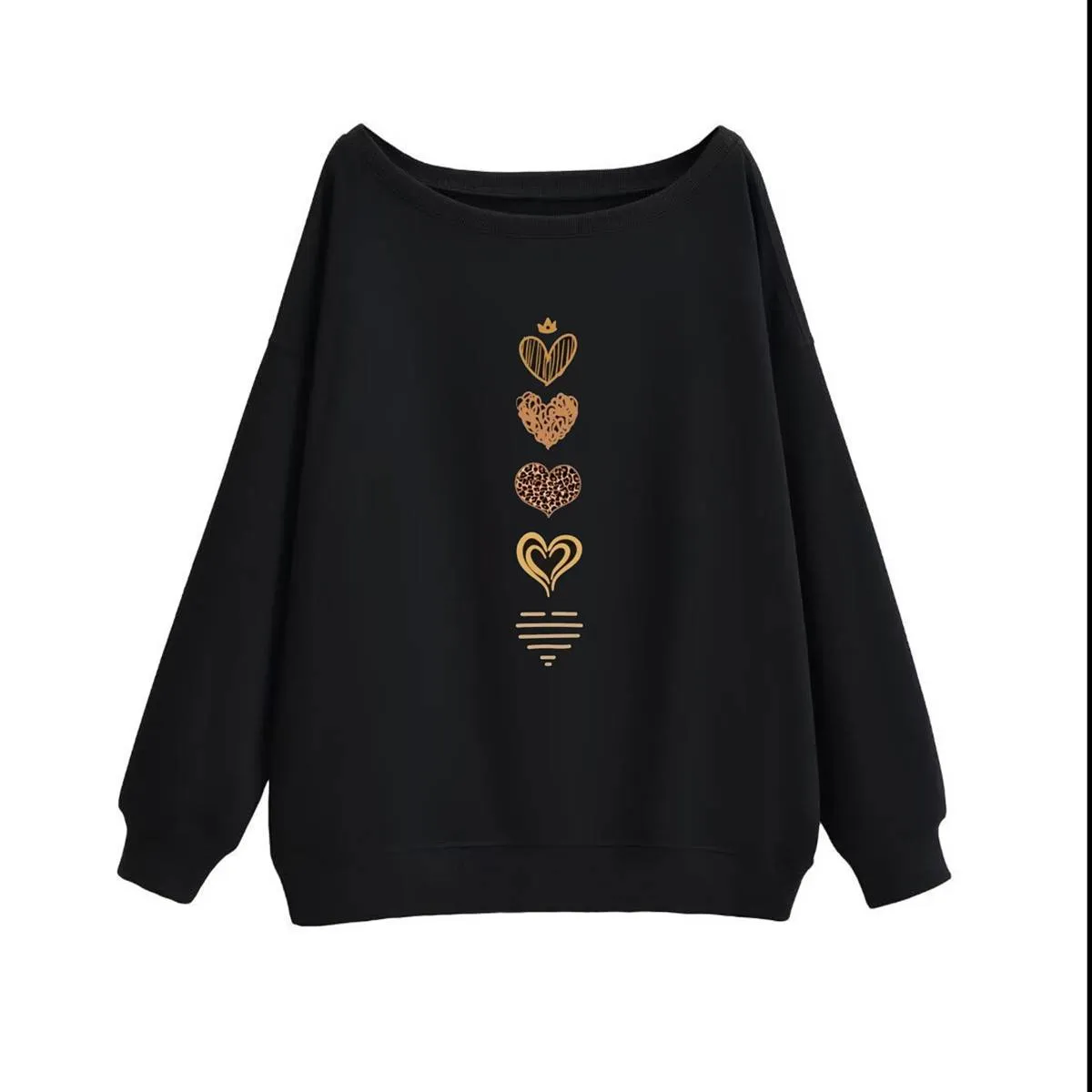 AG Women's American Sexy Heart To heart Off-The-Shoulder