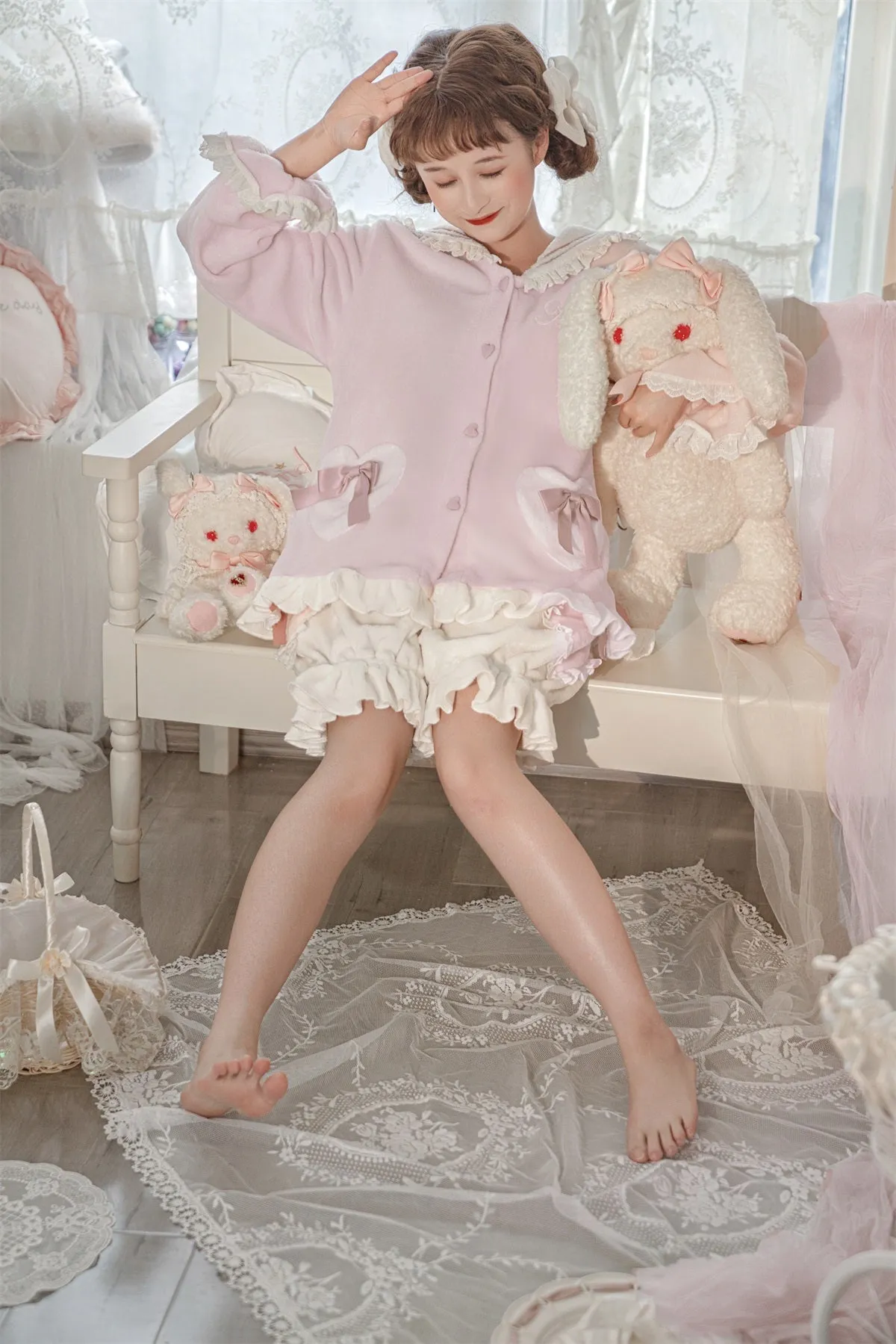 Alice cute girl lolita pajamas PL52920