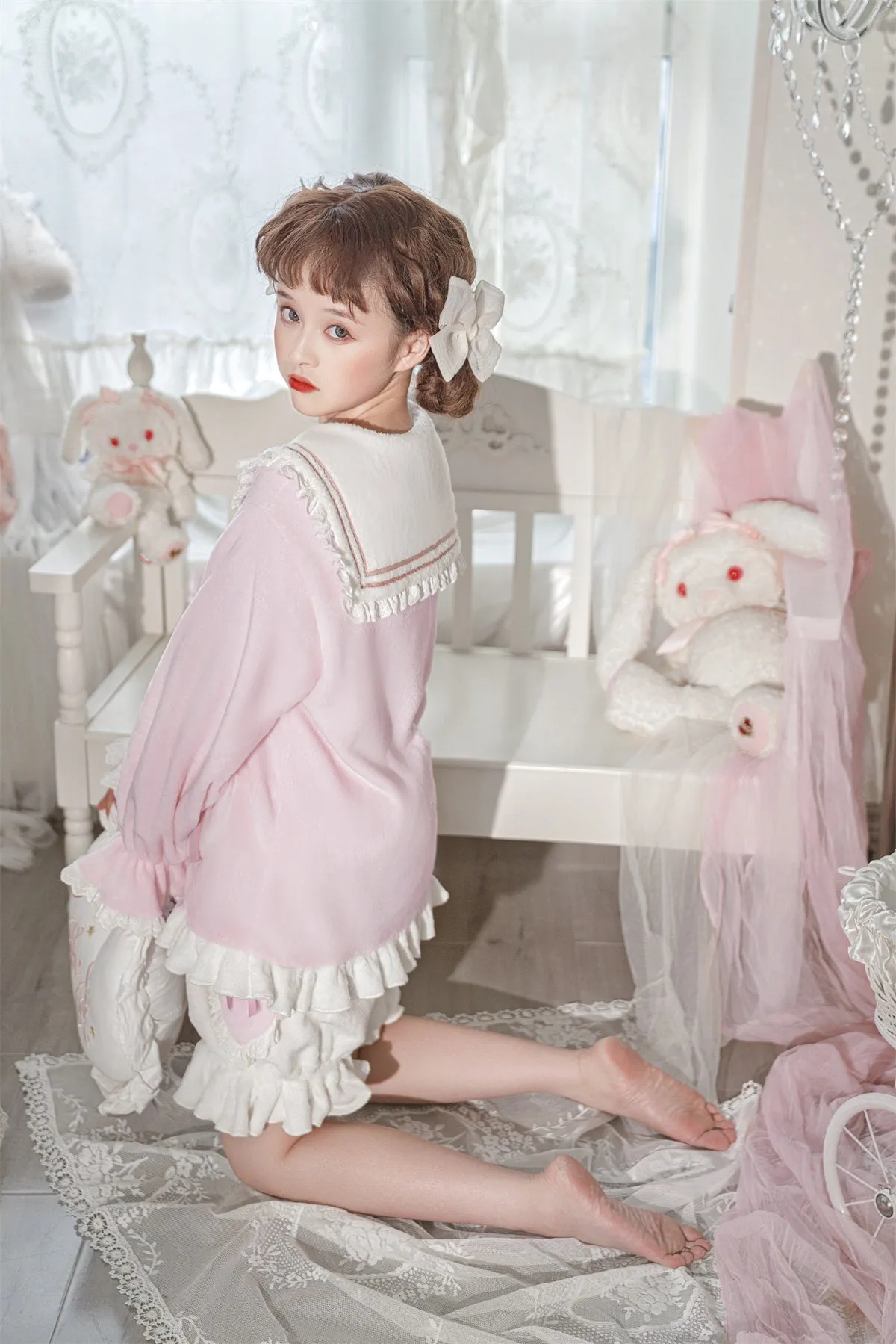 Alice cute girl lolita pajamas PL52920