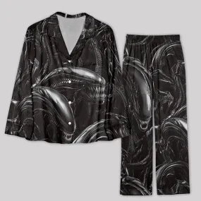 Alien Black Pajamas Set