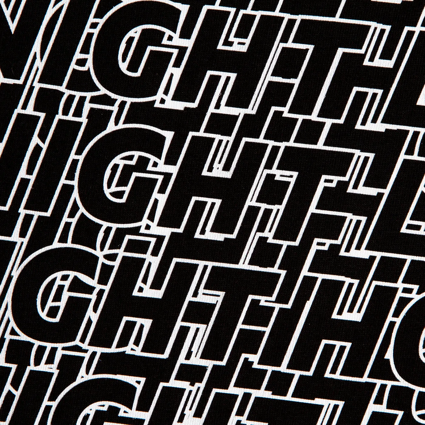 All Night House Back Print - Tshirt - Black