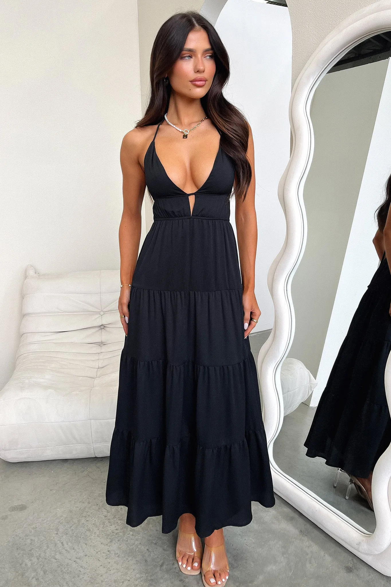 Amalie Maxi Dress - Black