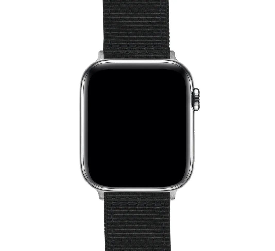 Apple Watch Two Piece NATO® Style Black Watch Band