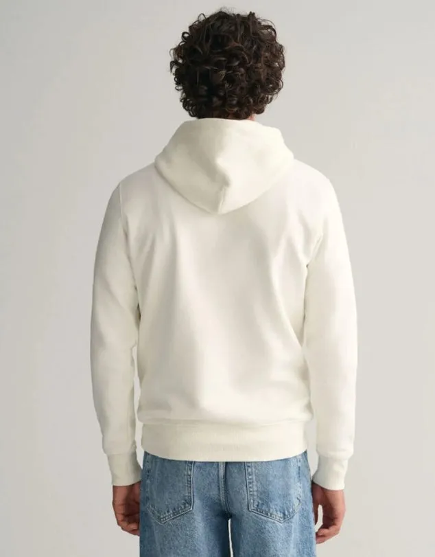 Archive Shield Hoodie - Eggshell