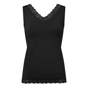 Avet Micro Camisole Lace Black