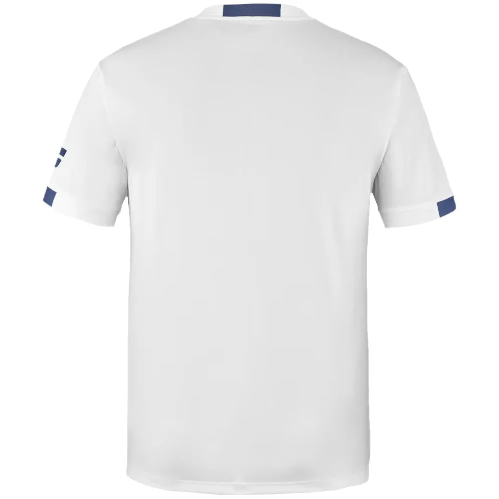 Babolat Boys Play Crew Neck Tee - White