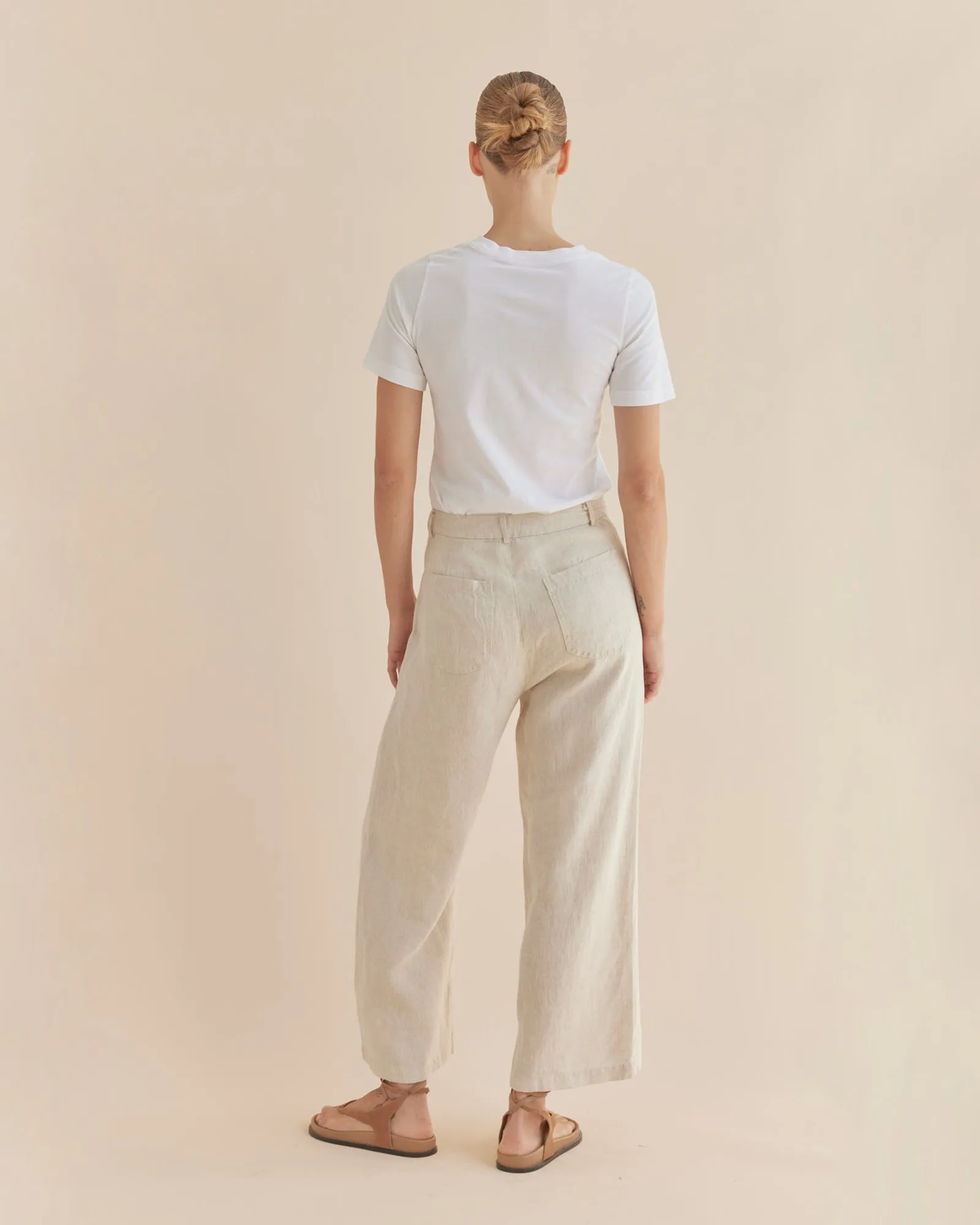 Barossa Linen Pant - Natural