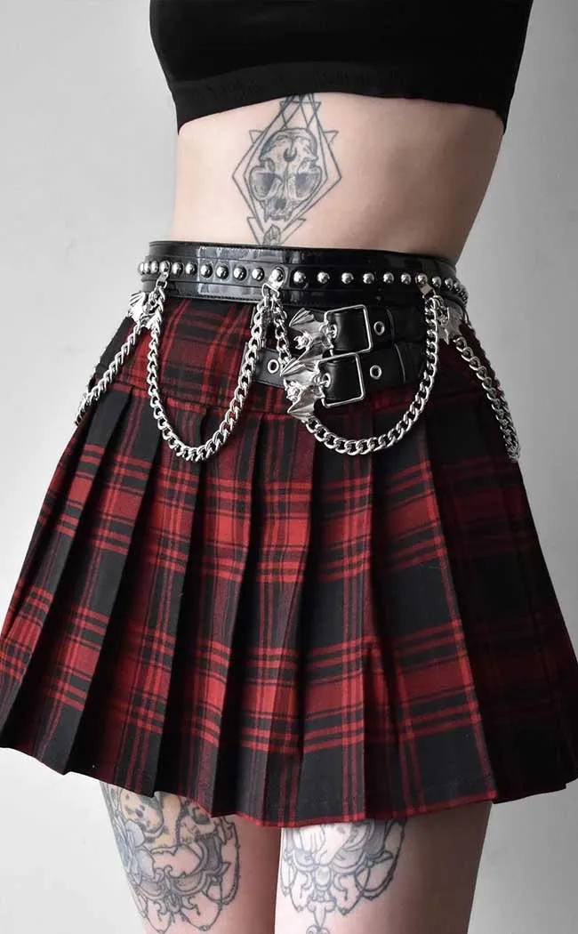 Bat Girl Skirt | Tartan