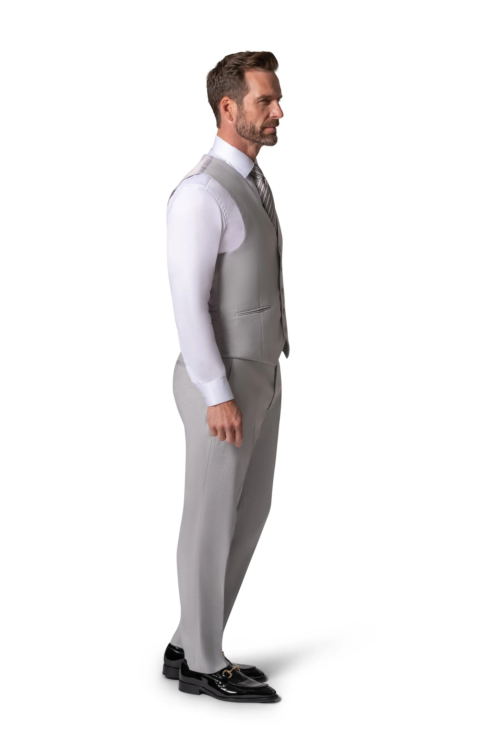 Berragamo MARCO 003 Slim Fit Suit - Grey