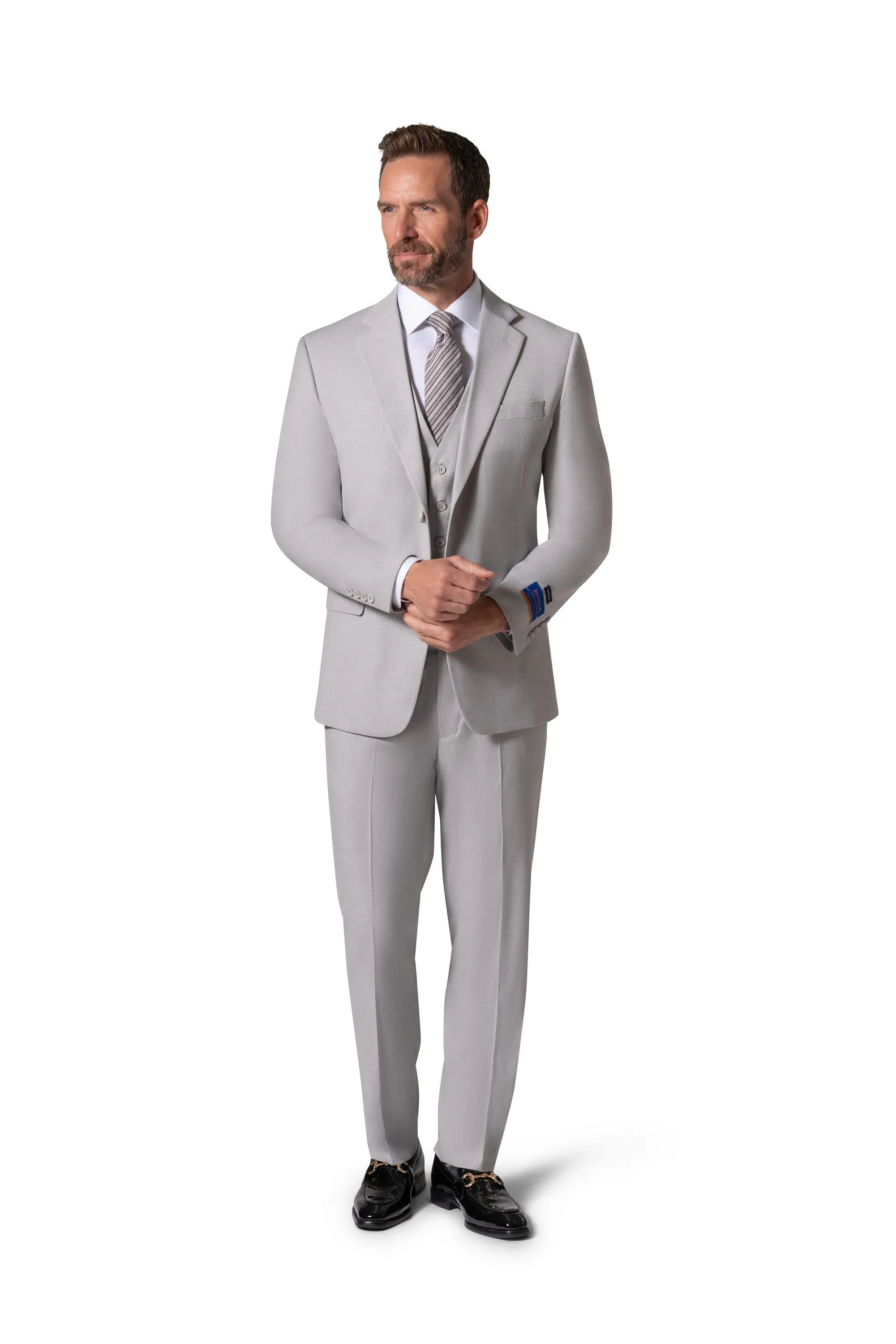 Berragamo MARCO 003 Slim Fit Suit - Grey