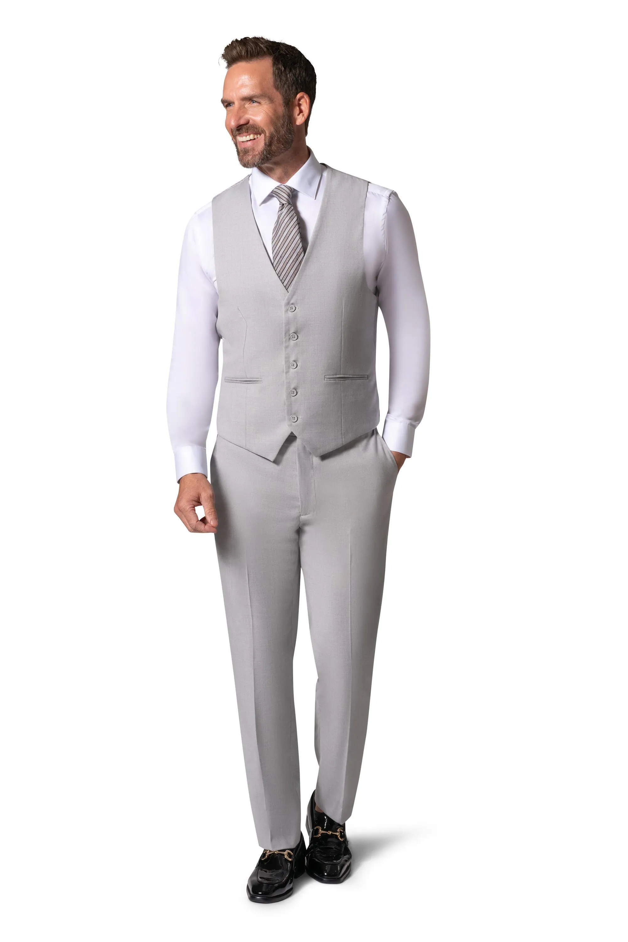 Berragamo MARCO 003 Slim Fit Suit - Grey