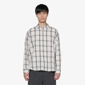 Big Longsleeve Shirt Bone Plaid