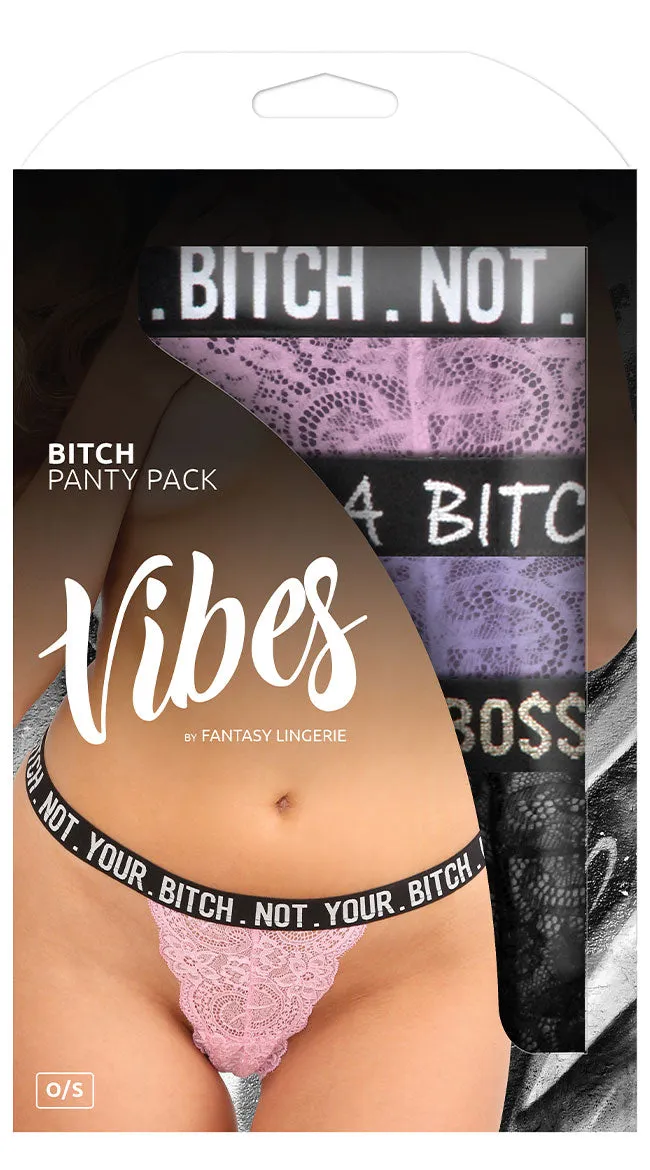 Bitch Babe Panty 3-Pack