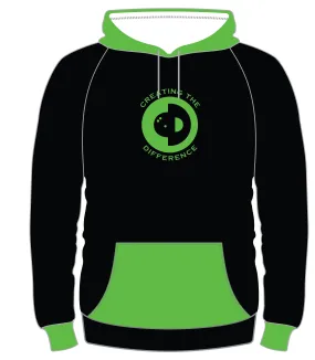 Black and Green Unisex Hoodie