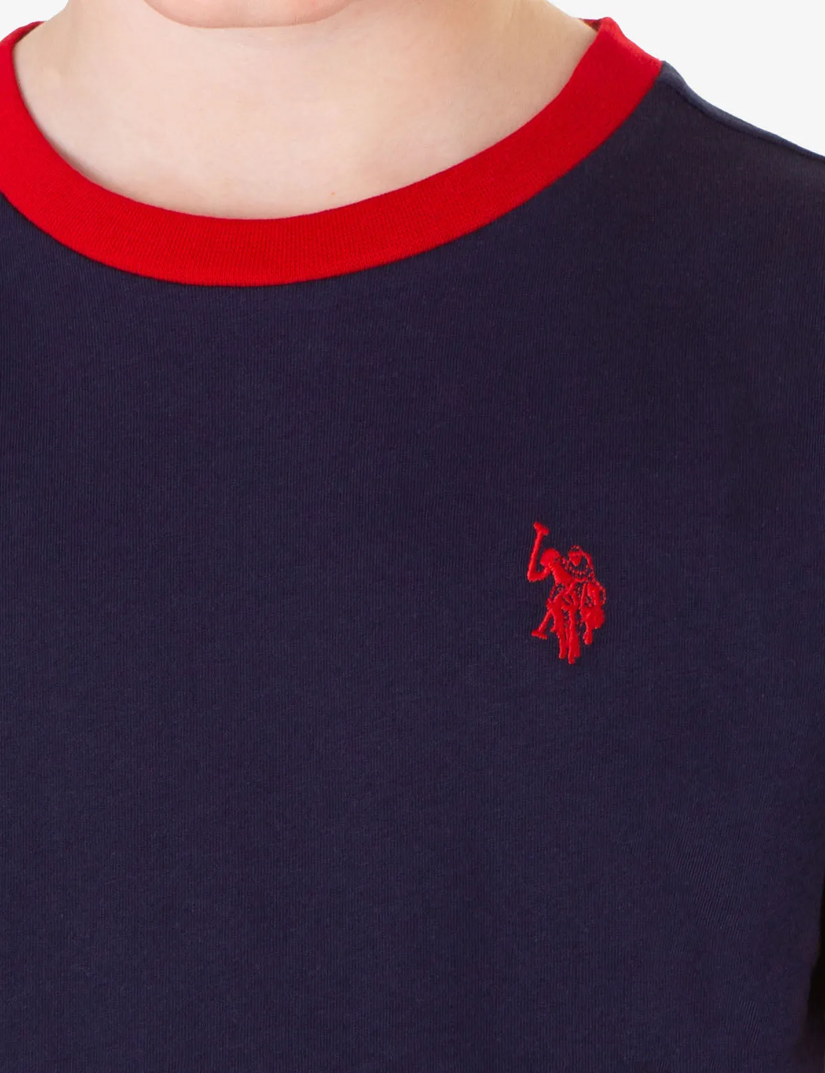 BOYS RINGER CREW NECK T-SHIRT