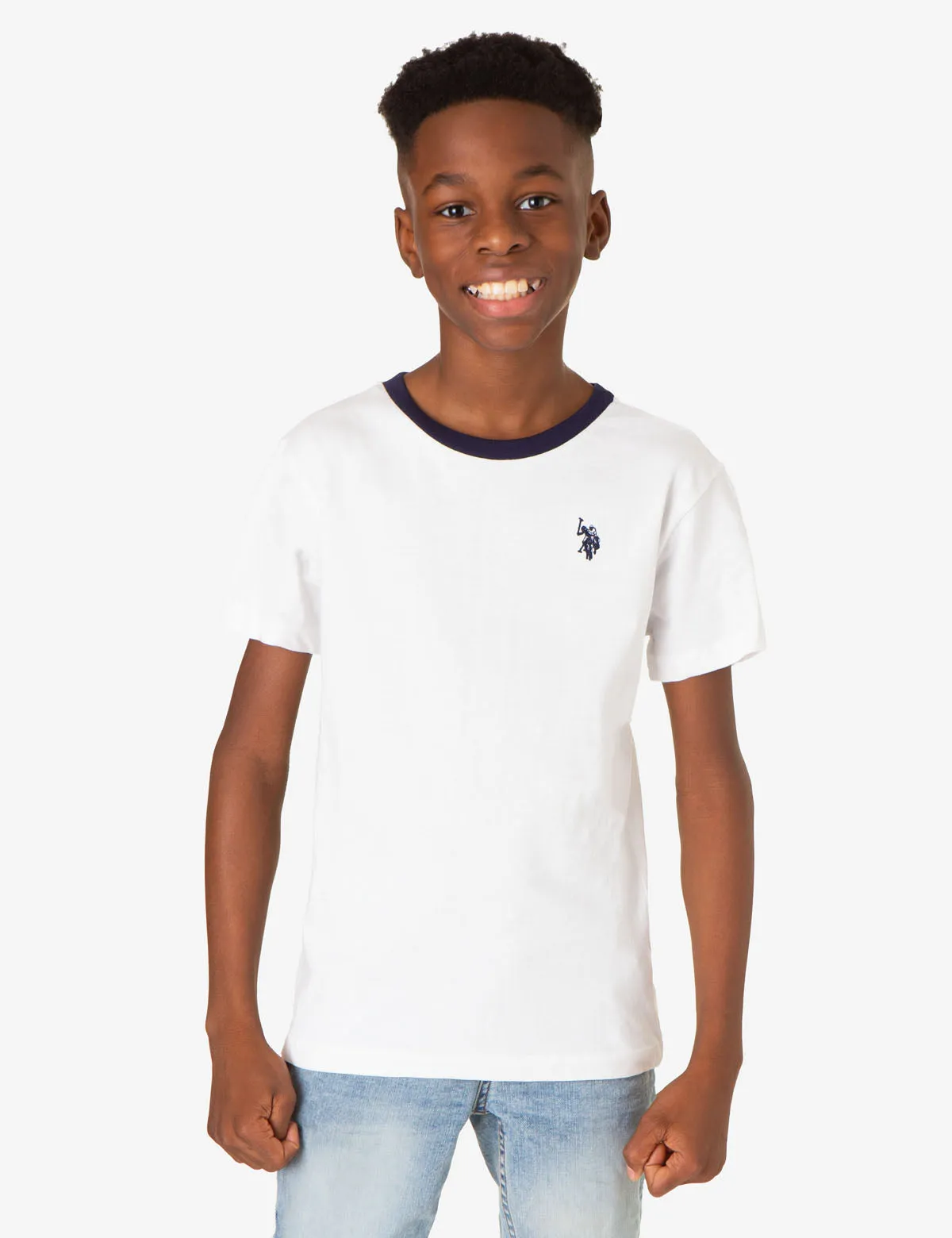 BOYS RINGER CREW NECK T-SHIRT