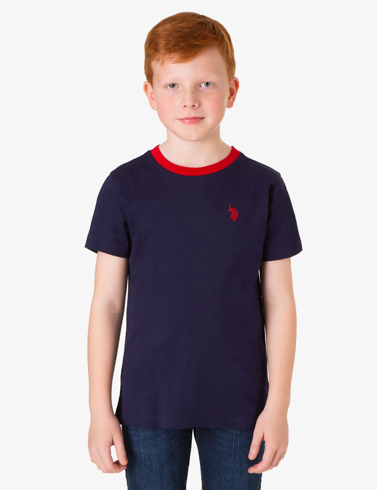 BOYS RINGER CREW NECK T-SHIRT