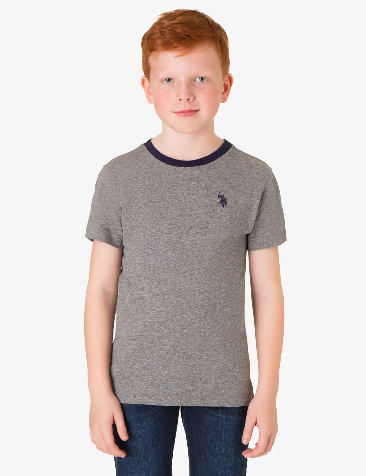 BOYS RINGER CREW NECK T-SHIRT