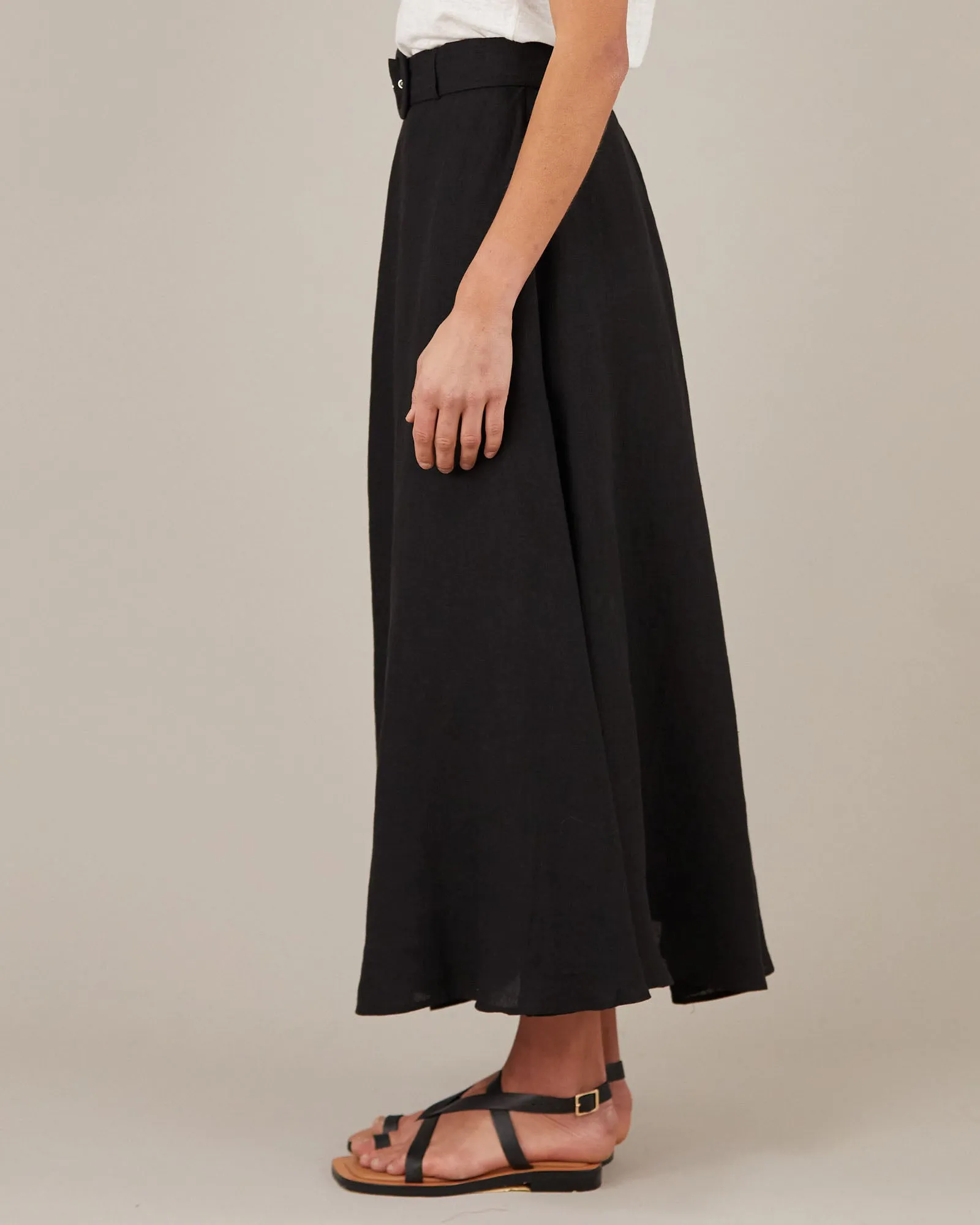 Bridgette Linen Maxi Skirt