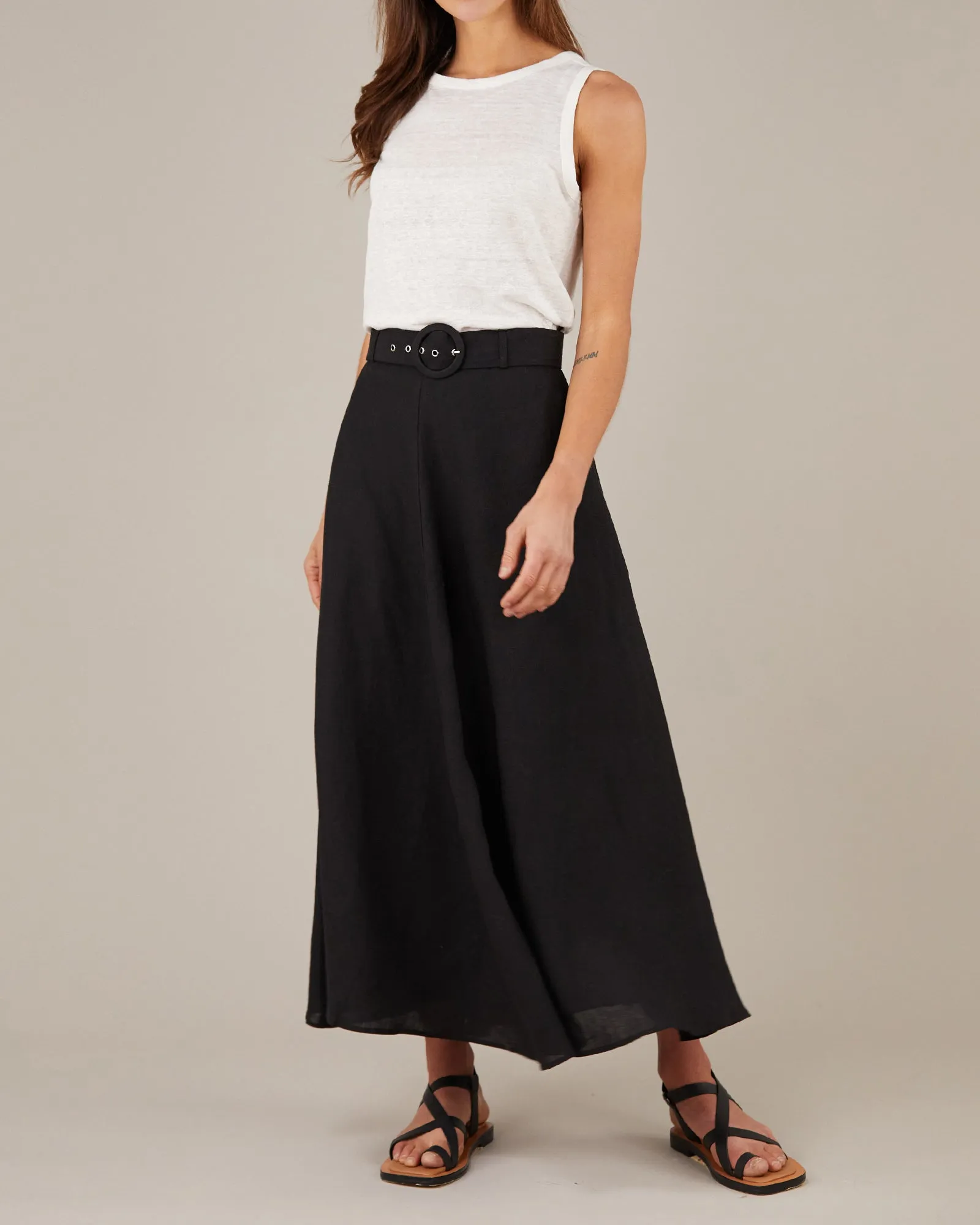 Bridgette Linen Maxi Skirt