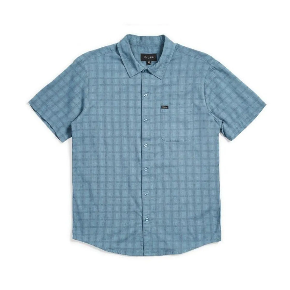 Brixton Men's Charter Plaid S/S Woven Button Up