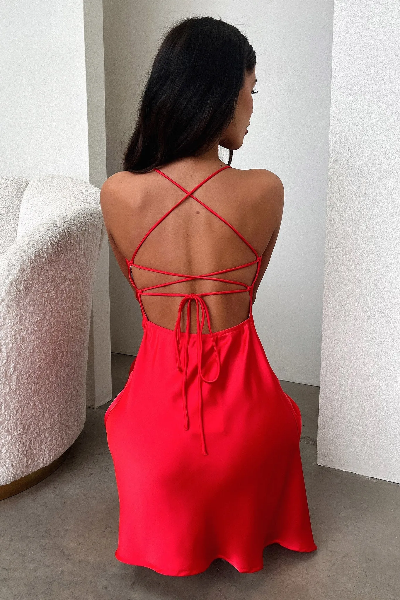 Celeste Dress - Red