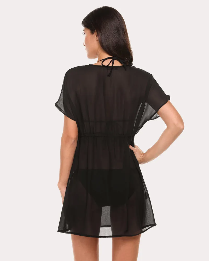 Chiffon Kimono Sheer Beach Coverup