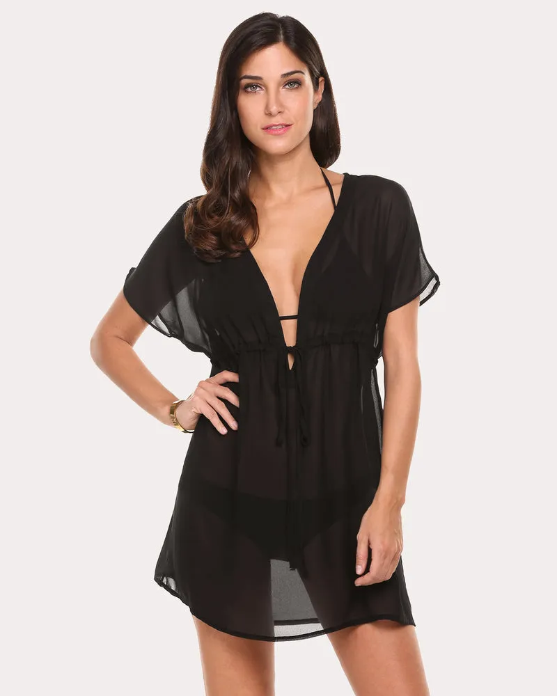 Chiffon Kimono Sheer Beach Coverup