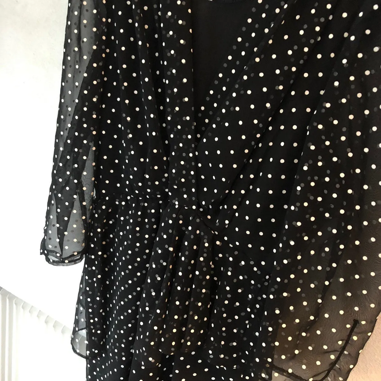 Chiffon Polka Dot Dress