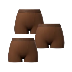 Chocolate Booty Shorts 3-Pack 🍫