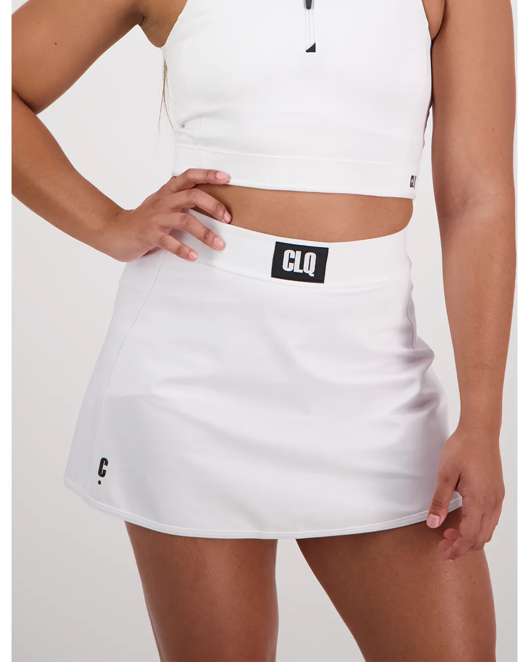 Clique Tennis Skort - White