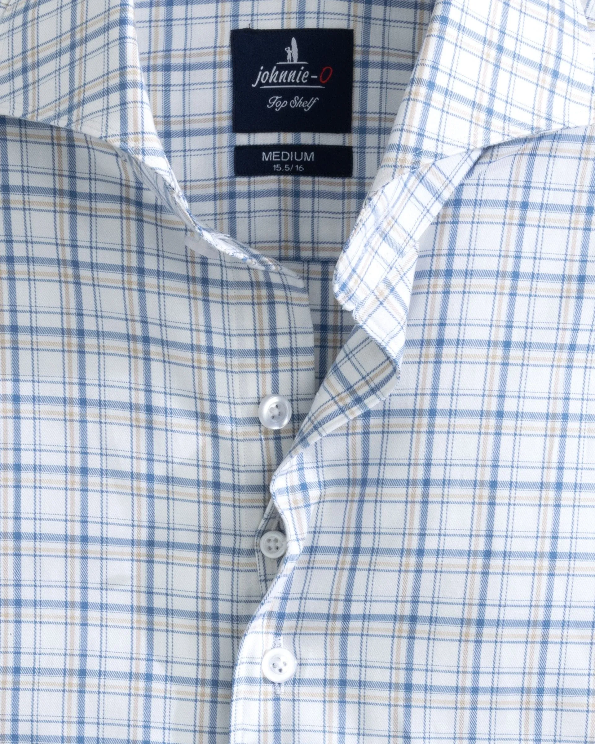 Corso Top Shelf Button Up Shirt- Laguna Blue