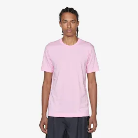 Cotton Jersey Neck Logo T-Shirt Pink