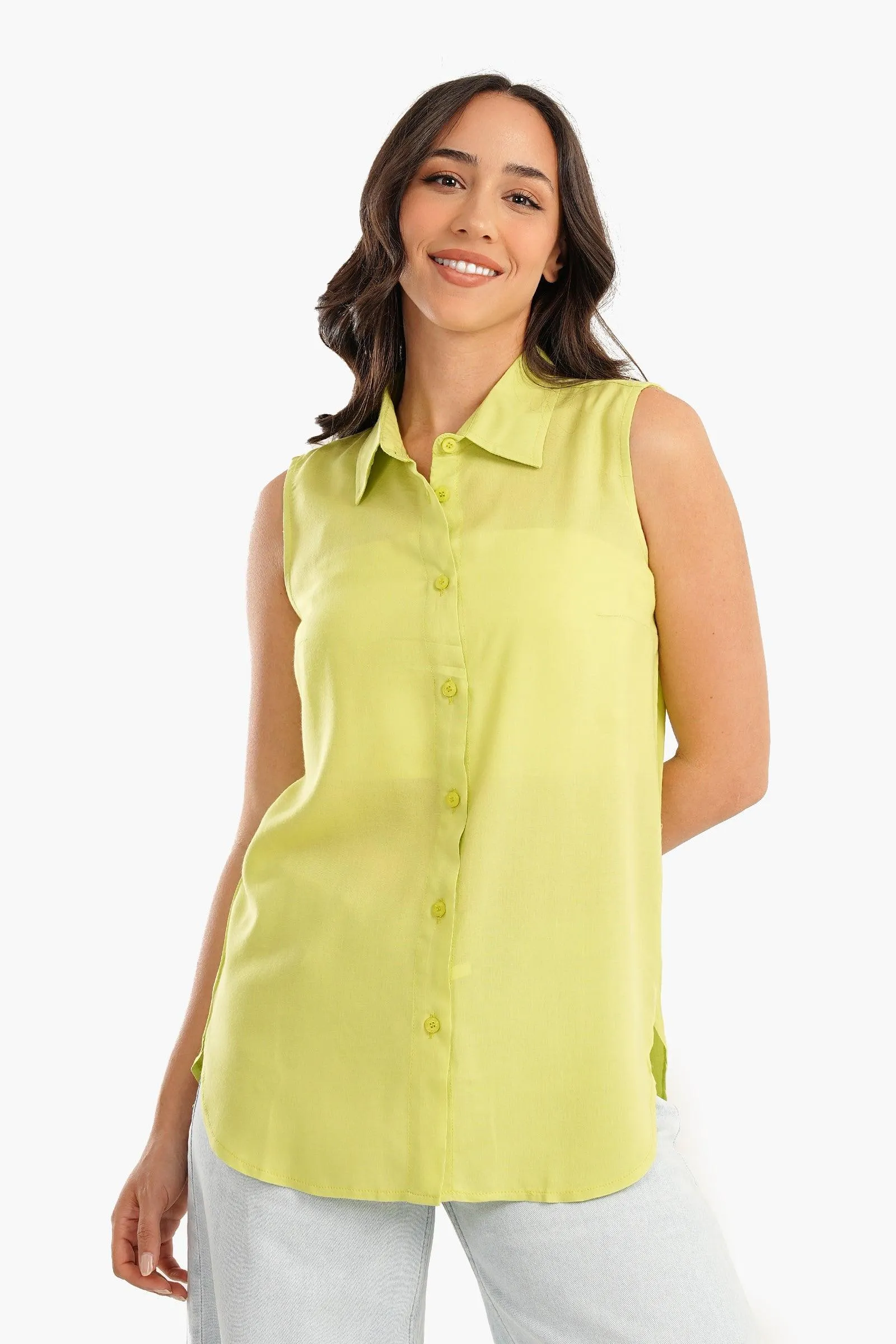 Cotton Sleeveless Shirt