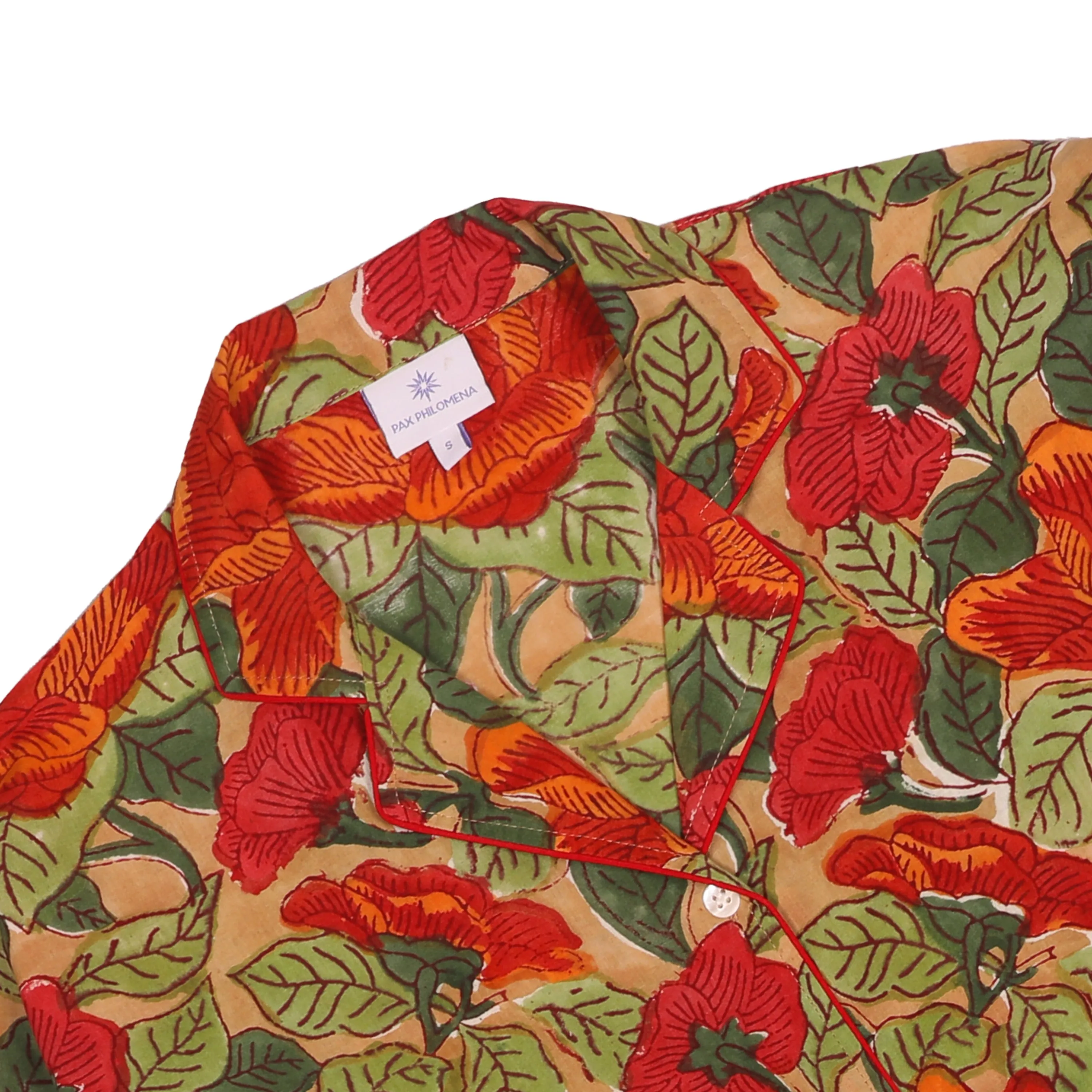 Frida Floral Cotton Long Sleeve Pajamas