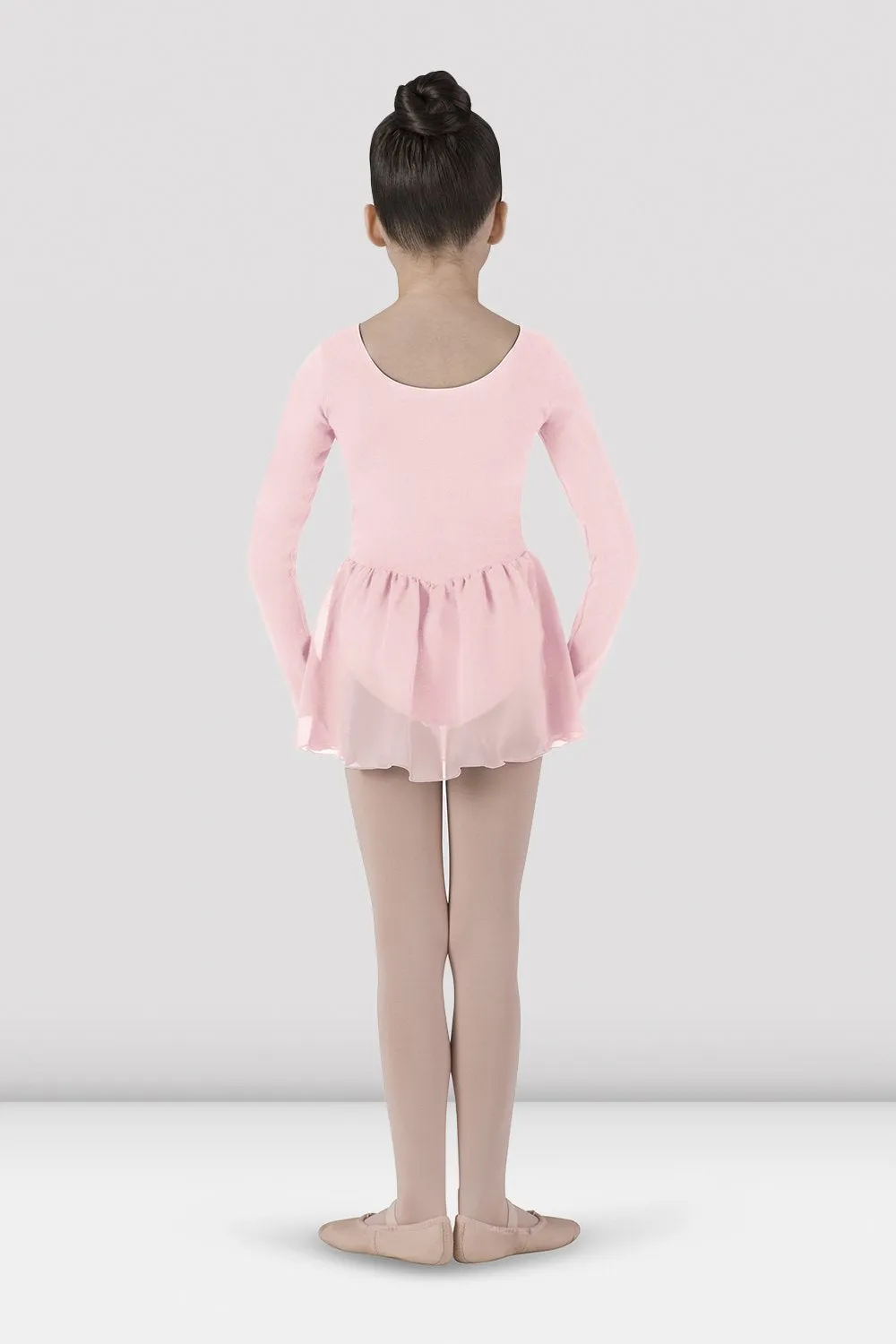 Girls Long Sleeve Skirted Leotard