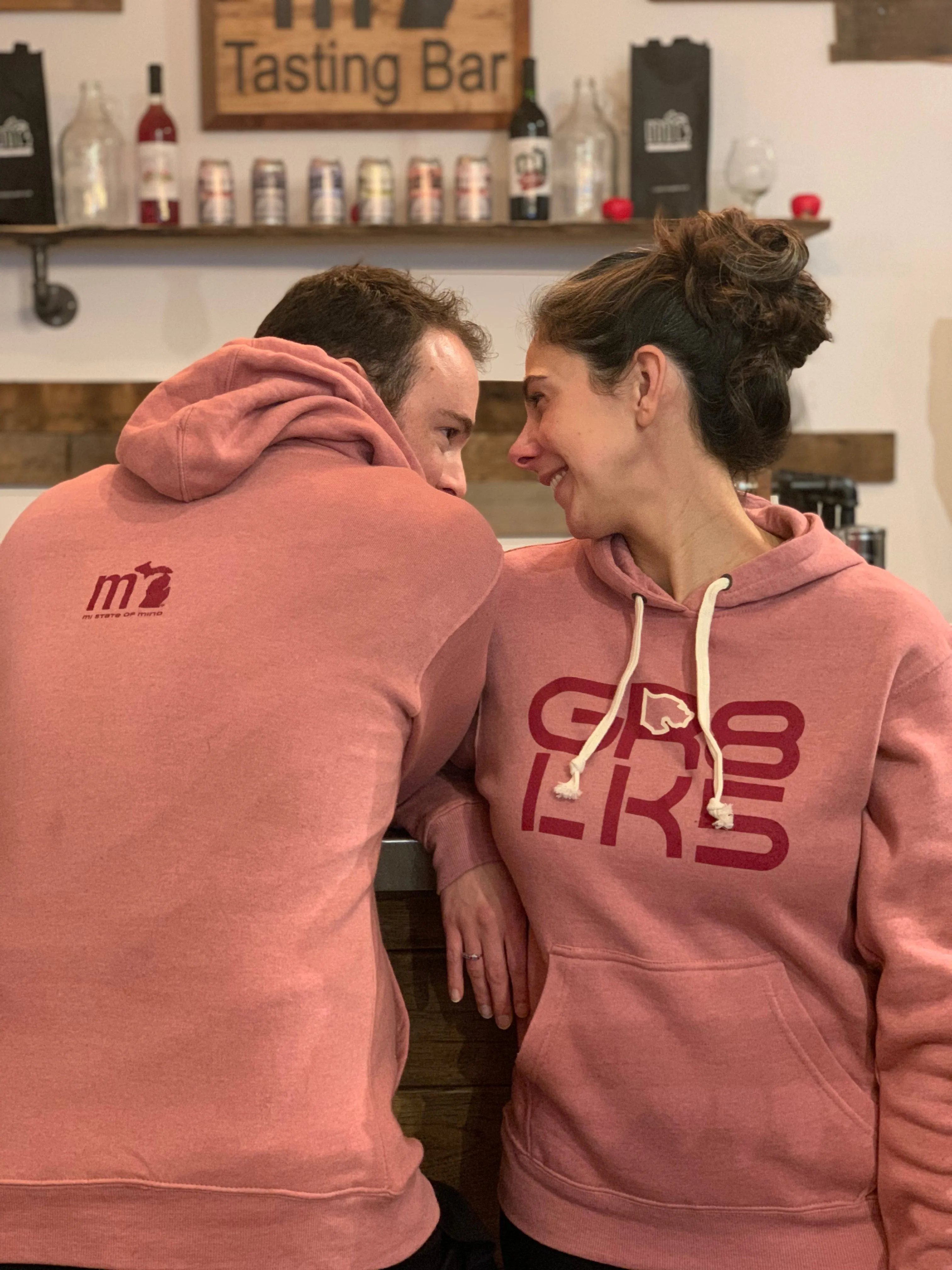 GR8 LK5 Tri-Blend Dusty Rose Hoodie