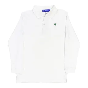 Harry Long Sleeve Polo-White