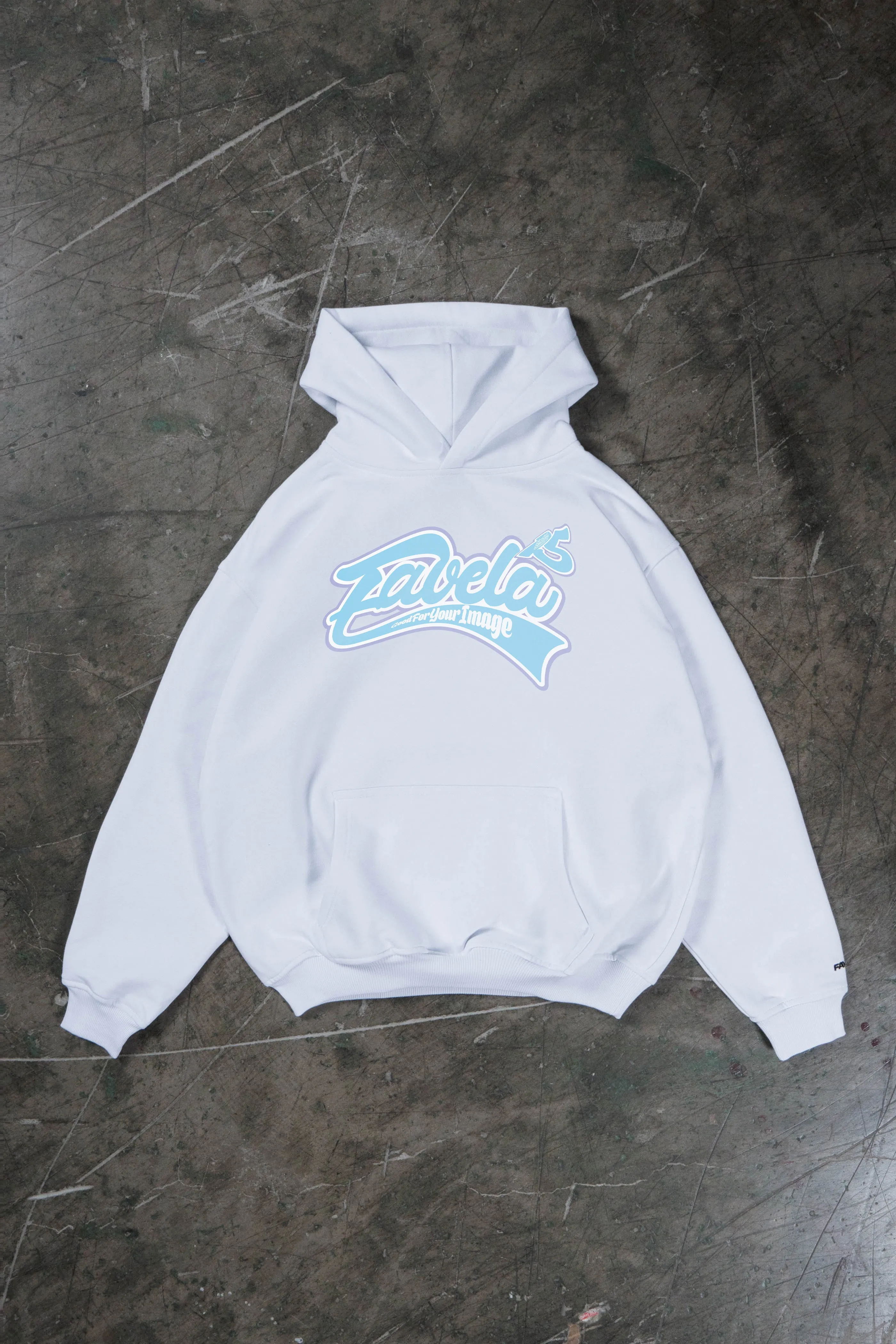 %HIGH S WHITE HOODIE%