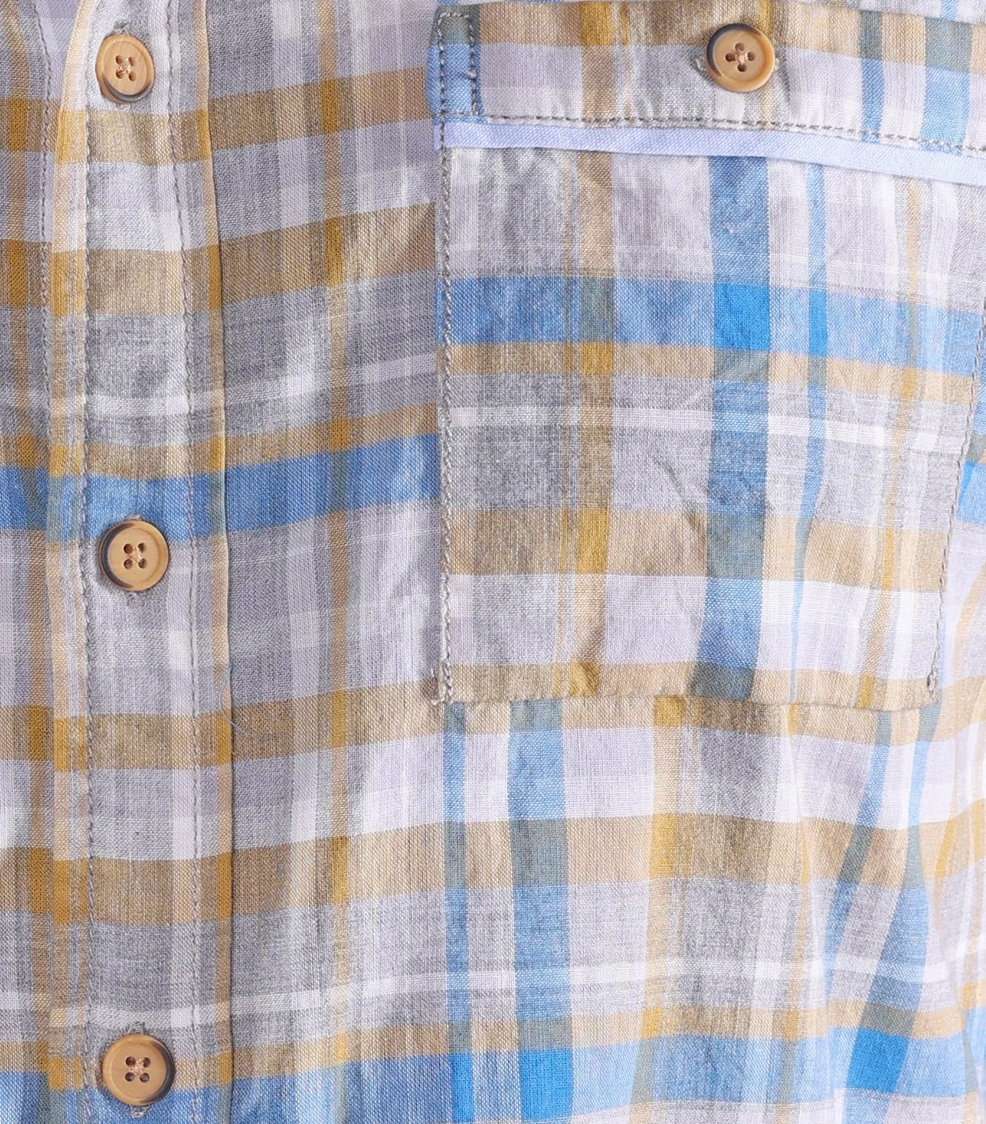 HUTCH | Woven Cotton Short Sleeve Shirt