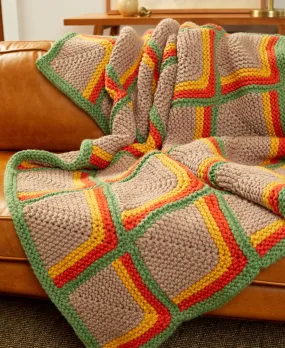 Knit Mitered Throw